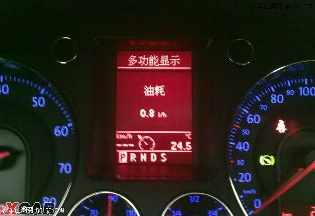 【图】非常满意的油耗\/迈腾1.8T黑外米内作业