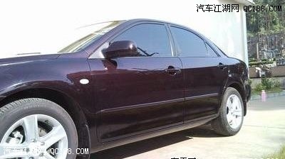 偶然选定紫晶檀色马自达6改灯及装潢图