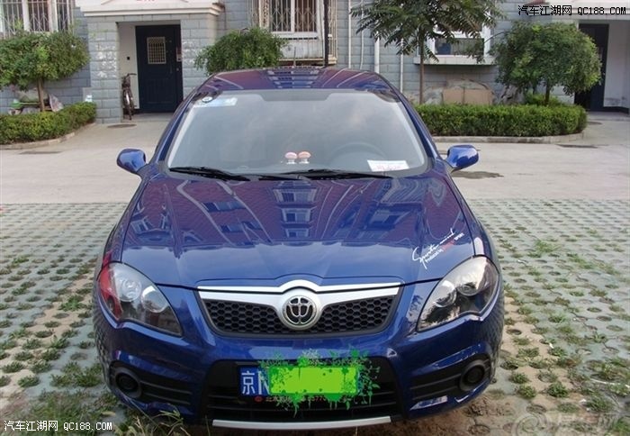 梦幻蓝中华骏捷frv全车装饰美图实拍秀