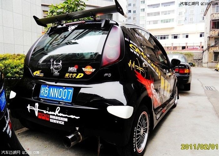 黑色酷炫比亚迪fo改装作业!