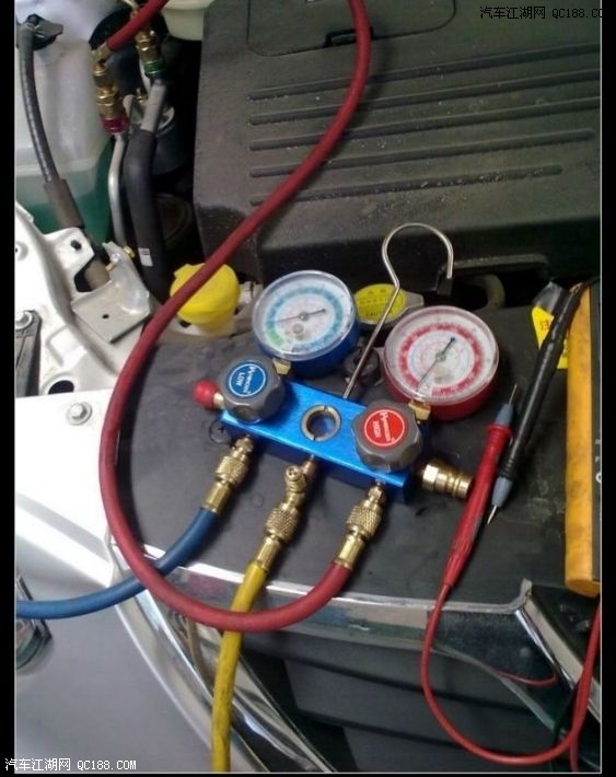 【图】并未检测的空调 更换瑞虎压缩机