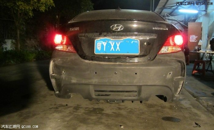 【图】瑞纳改了下带底漆, 原装位安装了新包围