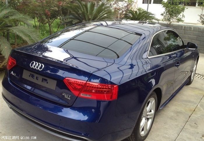 优雅的蓝色 奥迪a5 coupe 2.0t购车记
