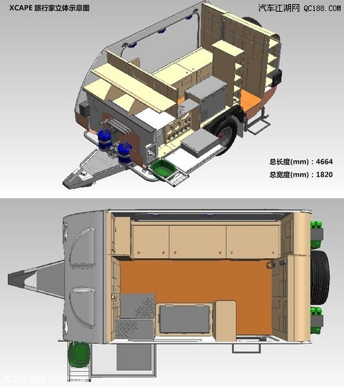 南非进口拖挂型房车解析