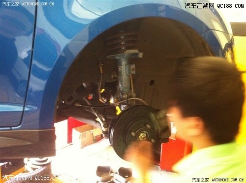 提升动力、稳固性 雨燕改装刹车轮毂避震及底盘拉杆(27)