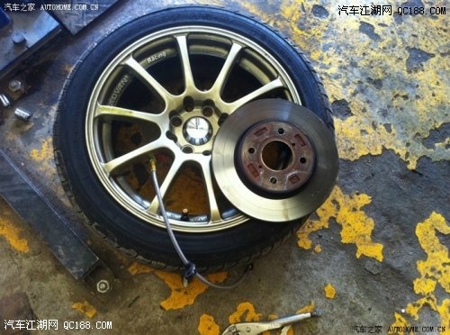 提升动力、稳固性 雨燕改装刹车轮毂避震及底盘拉杆(26)