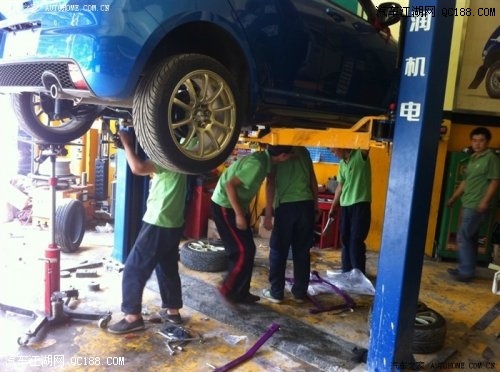 提升动力、稳固性 雨燕改装刹车轮毂避震及底盘拉杆(32)