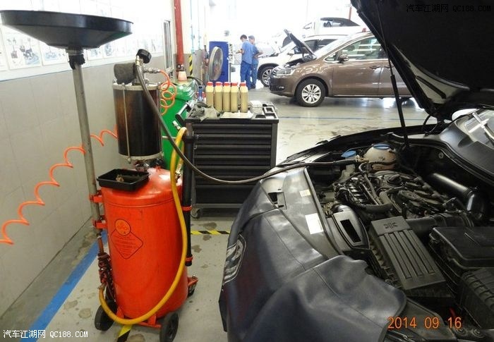 【图】迈腾旅行版一万公里保养,用了极护机油