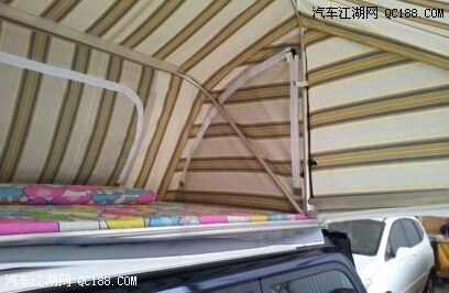 长城M2加装车顶帐篷 车主图解安装方法