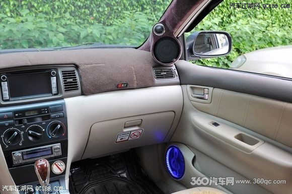 添一抹魅彩 丰田花冠改装意大利TEC和美国ARC汽车音响