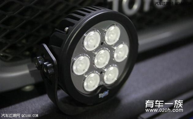 FJ酷路泽改装行李架_前后杠_减震_副油箱_越野轮胎等