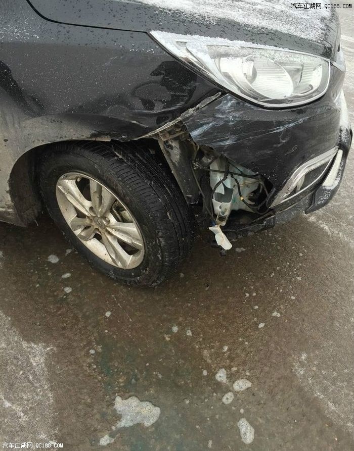 论坛首页 69 suv 69 北京现代ix35 69 雪地驾驶出事故了,这路还