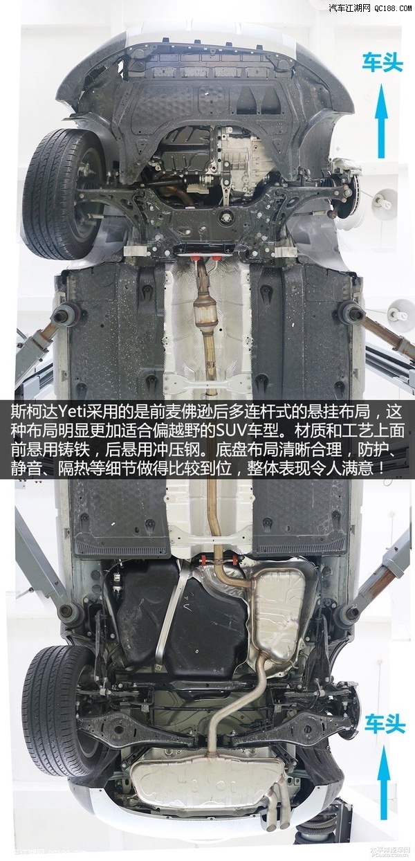 【图】结构扎实紧凑 实拍解析斯柯达yeti底盘_汽车江湖