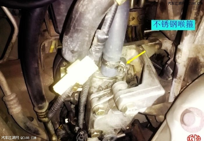 [用车养车] 比亚迪f3,助力泵油管渗油的更换