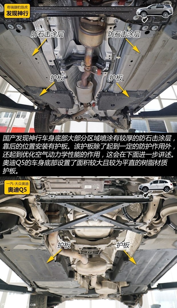 奥迪q5是一款由奥迪a4底盘衍生而来的suv车型,在底盘结构上显然会更能