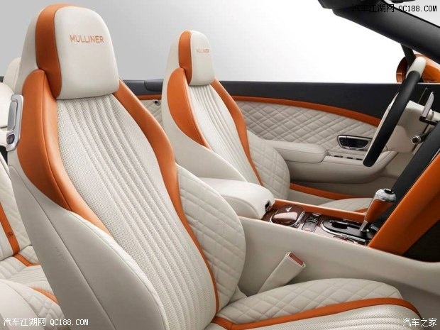 橙色碳纤维装饰  宾利欧陆GT V8 S官图