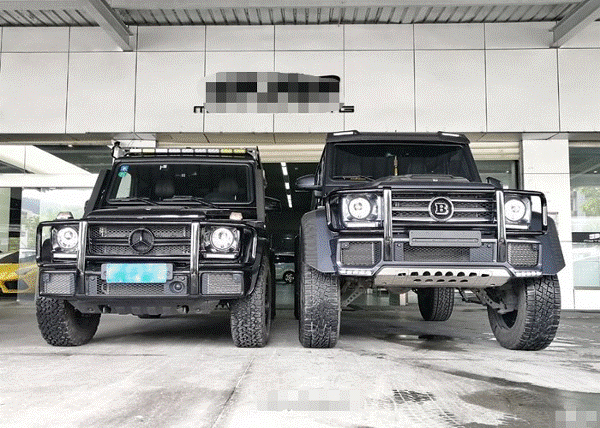 奔驰巴博斯越野车 18款奔驰巴博斯g500 4x4大型越野车
