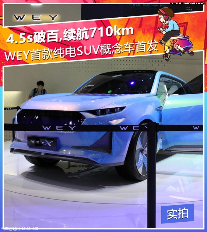 预示智能科技发展 WEY首款纯电SUV概念车