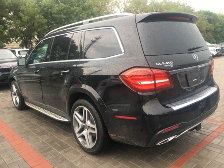 2019款加版奔驰gls450黑/棕色配置实解