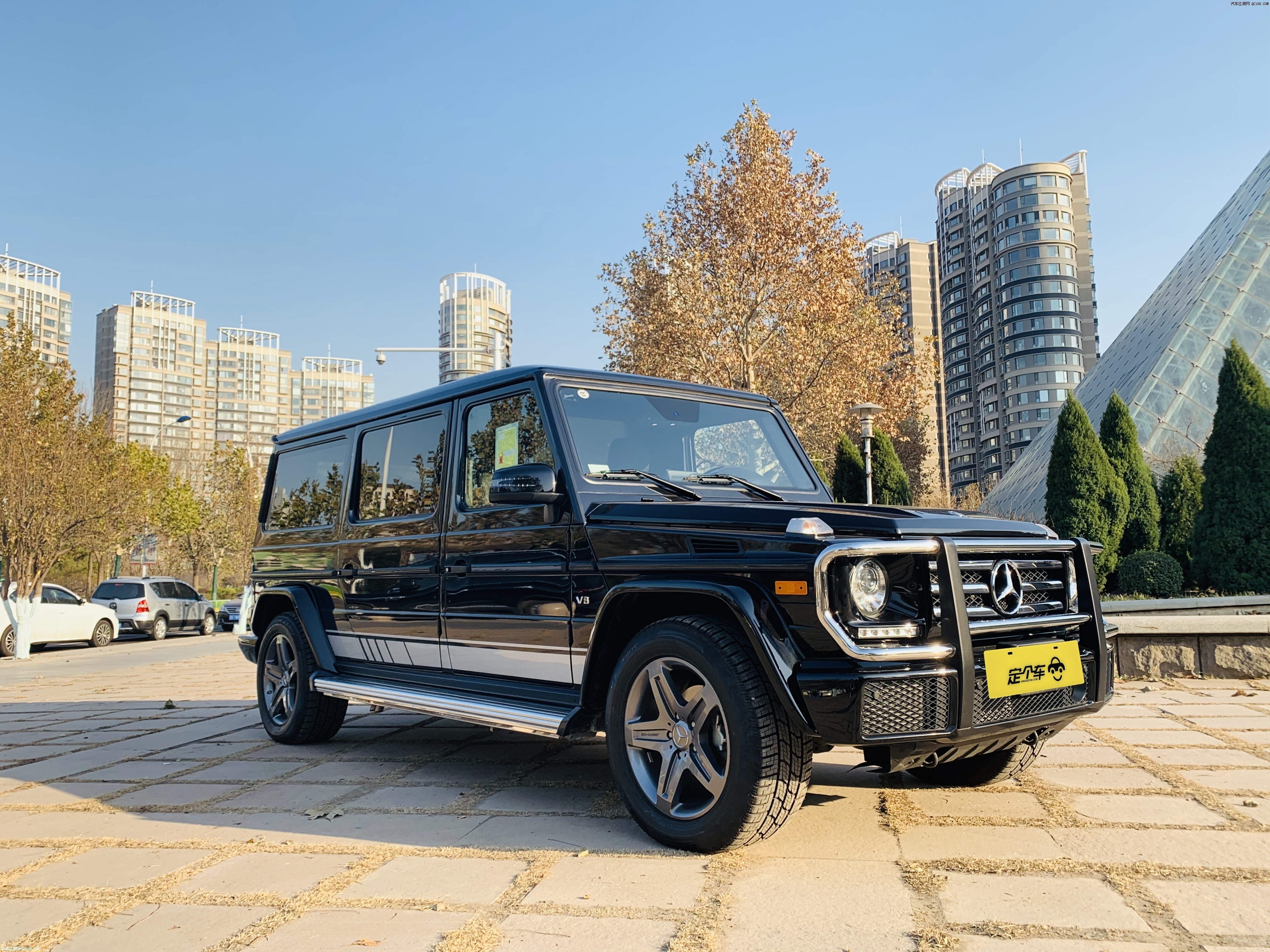 19款奔驰g500 4.0l加长版实车内外实拍
