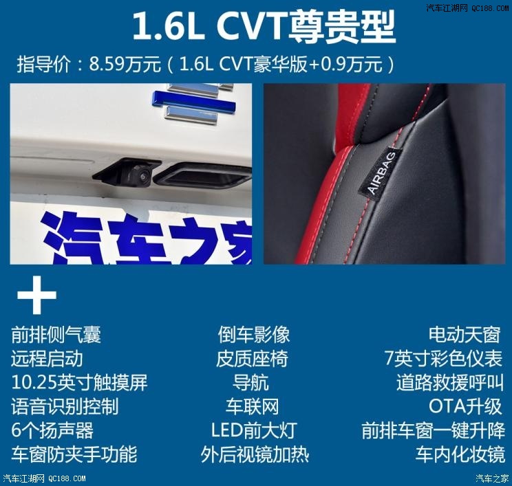 推荐1.6L CVT豪华型 长安欧尚X5导购篇
