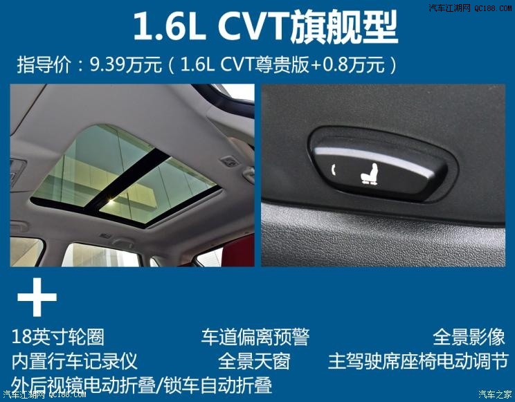 推荐1.6L CVT豪华型 长安欧尚X5导购篇