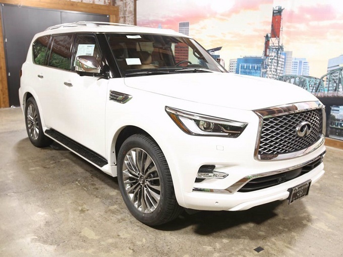 新英菲尼迪qx80实拍 平行进口形式引入