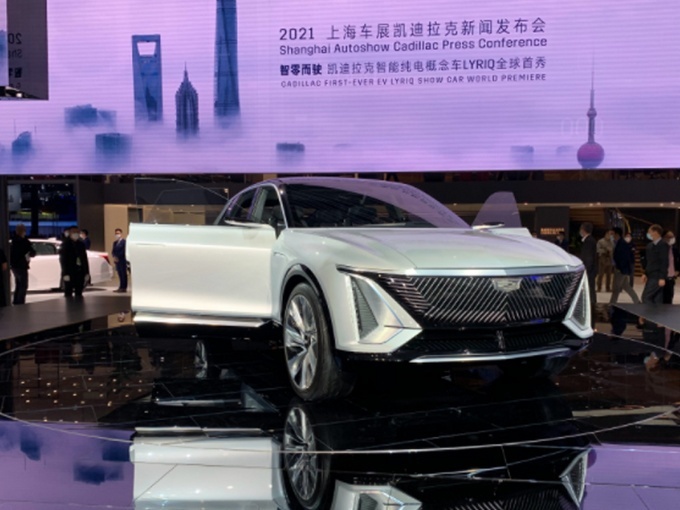 上海国际车展凯迪拉克全新lyriq发布