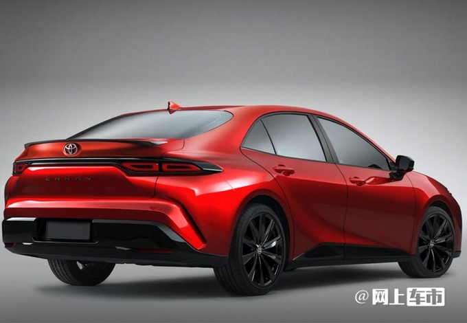 丰田全新一代凯美瑞车型外观渲染图曝光