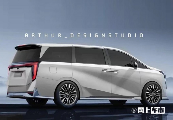 中大型MPV 英菲尼迪全新MPV外观假想图