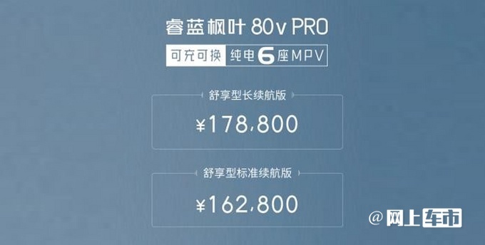 睿蓝枫叶80v PRO和睿蓝枫叶60s PRO上市
