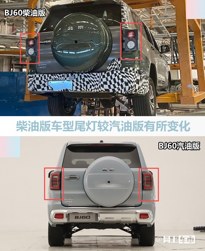 北京越野BJ60柴油版车型工厂实拍图曝光