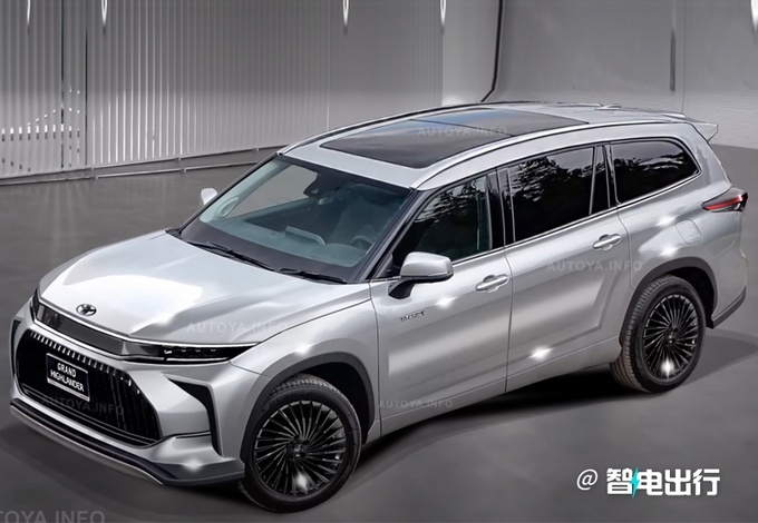 丰田全新Grand Highlander车型路试谍照
