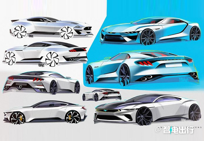 福特新Mustang“四门版”车型谍照曝光