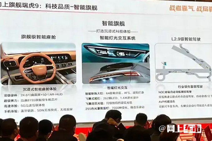 奇瑞瑞虎9将于2月份首发亮相并开启盲订