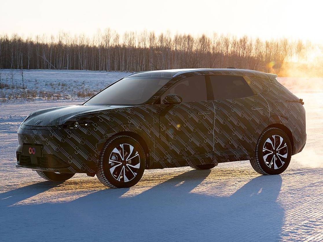 领克全新五座中型SUV DX11最新谍照曝光