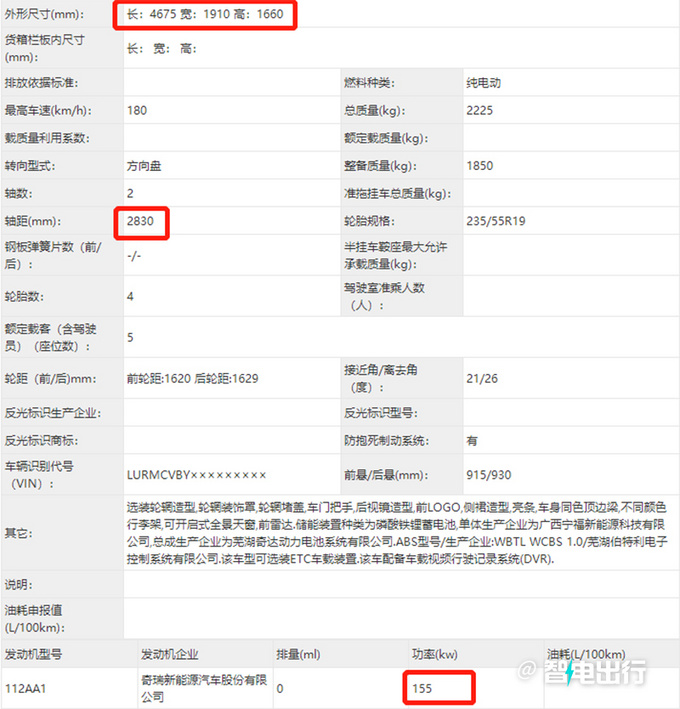 奇瑞新能源全新中型SUV实拍 或命名eQ7