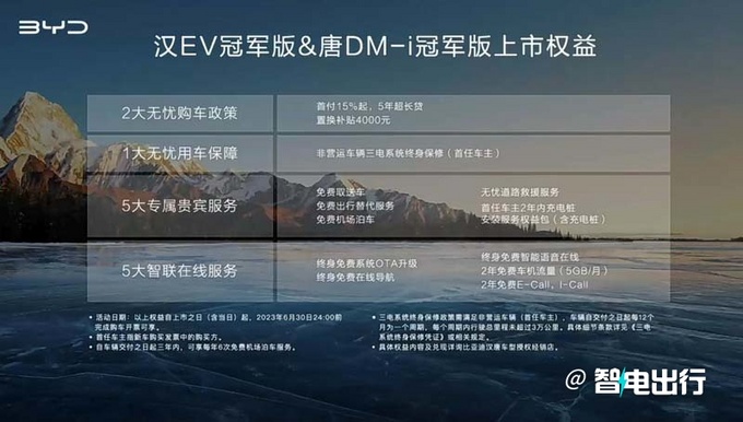 比亚迪2023款汉EV 售价20.98-29.98万元