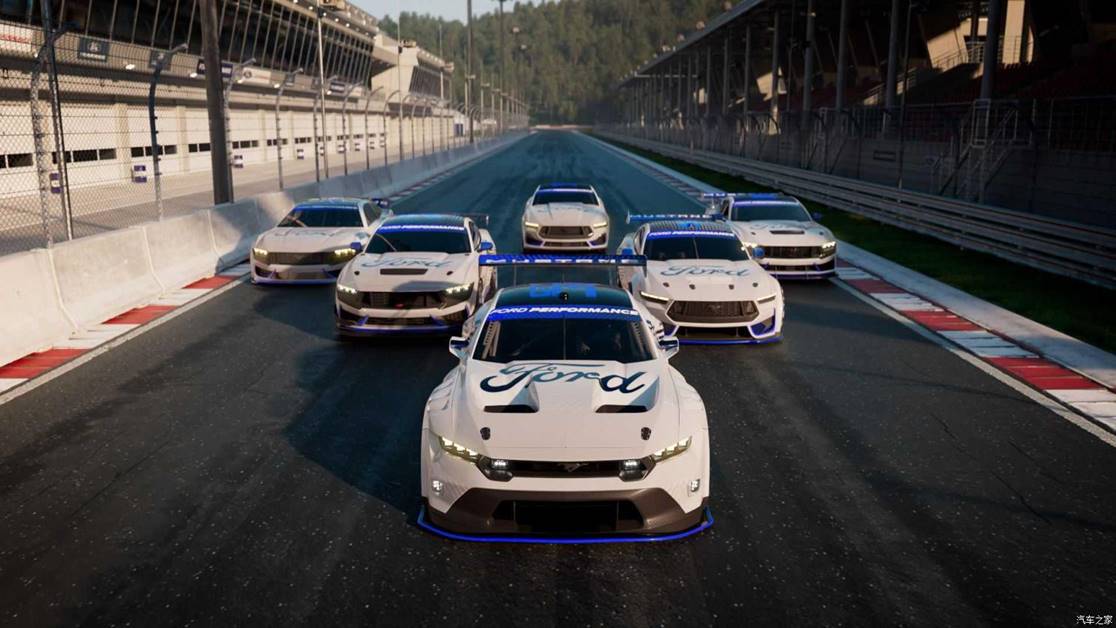 福特全新Mustang GT3赛车官图 再次升级