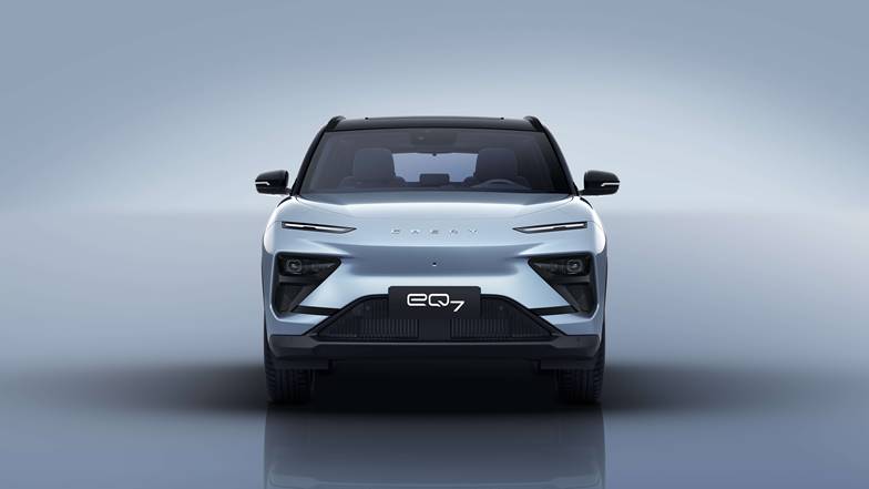 奇瑞全铝平台SUV eQ7外观官图曝光