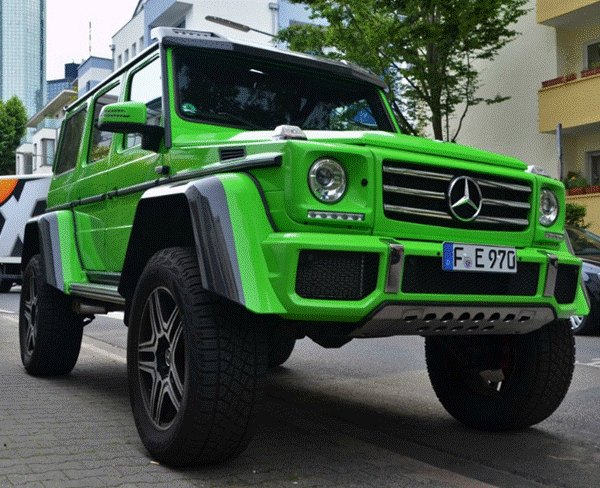 19款奔驰g500 4×4二次方加版实拍评测