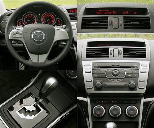 新一代马自达6的中控台规划基本上和旧款维持相同基调:中控台由上