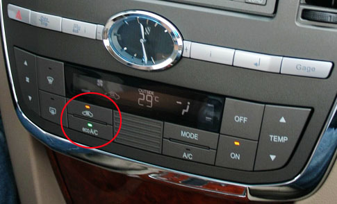 建议使用eco智能空调并开启内循环以助于省油