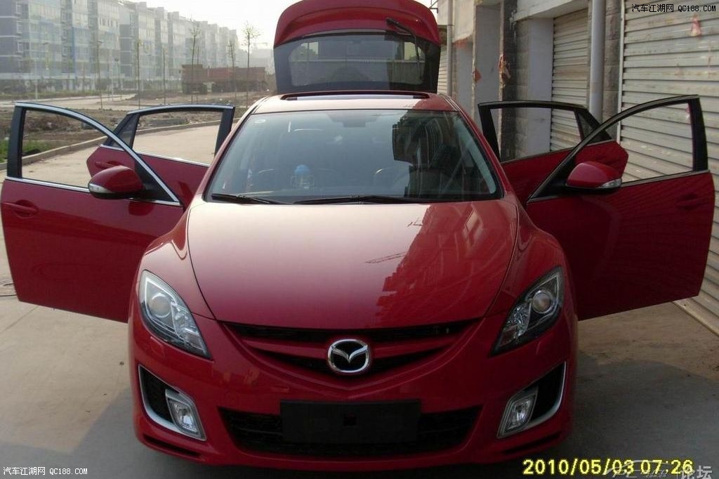 98万红色睿翼轿跑提车记