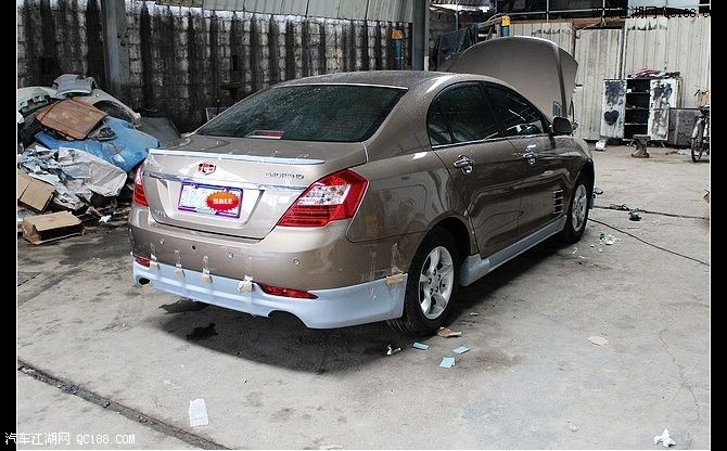 这只是个开始!帝豪ec7改装中网与包围