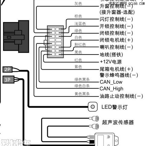 本田crvcd机接线图图片