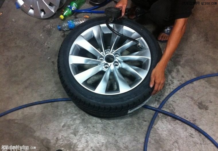 【图】底盘太高堪比suv新宝来更换轮毂晒效果_汽车江湖