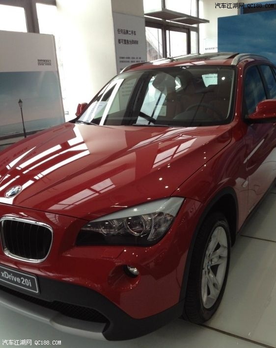 噪音小 操控稳 20i菲红色宝马x1购车记
