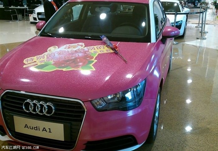 朴素中的另类 入手奥迪a1粉红色乞丐版