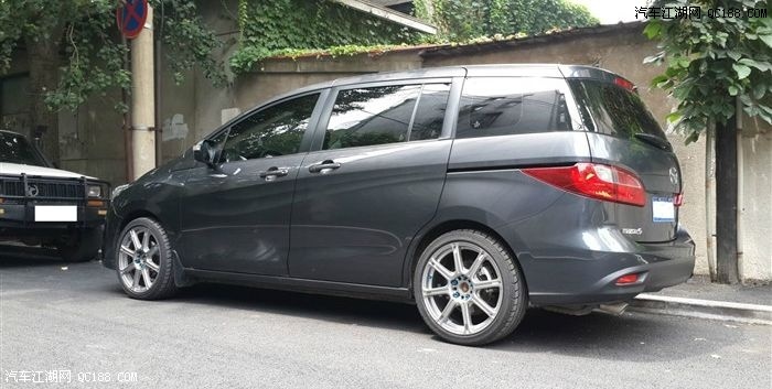 越看越觉得高雅 马自达5升级18寸轮毂